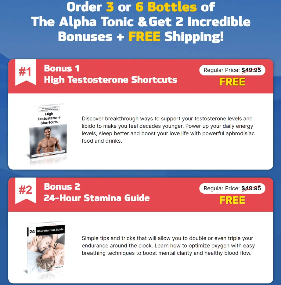 Alpha Tonic bonus